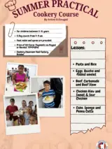 Summer Practical Cookery Course For Children Early Booking